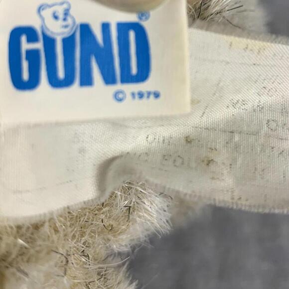 Vintage 1979 GUND Dimples Puppy Dog Ear Flowers Plush Stuffed Animal Toy 12" - Picture 9 of 10